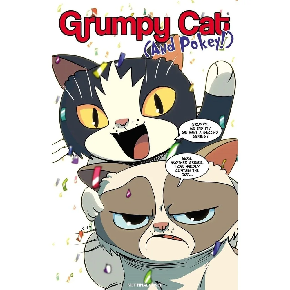 Grumpy Cat & Pokey Hardcover Graphic Novel Brand New!